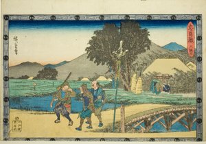 六段目 「忠臣蔵の仇討ち」より 作： Utagawa Hiroshige