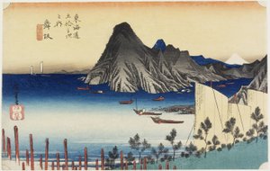 今治市の現在の様子、舞阪、c。 1833