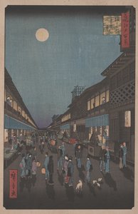 『猿若町の夜景』後