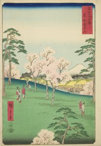 「富嶽三十六景」より 東都飛鳥の丘（東都飛鳥山） 作： Utagawa Hiroshige