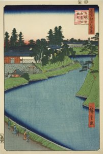 弁慶 モアｔ ｆろｍ 外ー桜田 と 小路町 （外 桜田 弁慶堀 小路町）、 ｆろｍ テェ セリエｓ ”尾根 分ｄレｄ ファもうｓ ヴィエｗｓ おｆ 江戸 （名所 江戸 百景）”