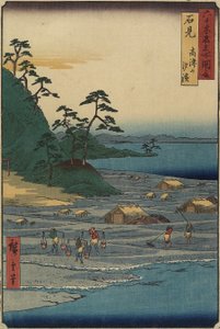 1853年12月、エチュー州富山のボートブリッジ