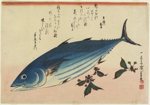 ボニートとチェリーの葉、1832-1833
