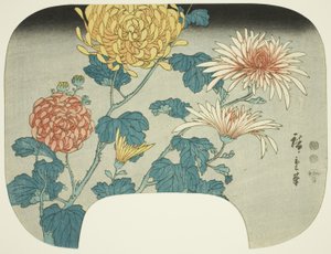 菊 作： Utagawa Hiroshige