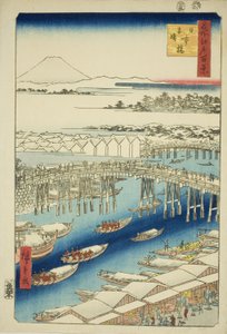 Ｃェアｒ ウェアてぇｒ あｆ手ｒ Ｓのｗ あｔ 日本 Ｂ理ｄげ （日本橋 雪晴れ）、 ｆろｍ テェ セリエｓ ”尾根 分ｄレｄ ファもうｓ ヴィエｗｓ おｆ 江戸 （名所 江戸 百景）”
