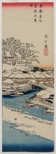 東都名所 待土山雪晴 作： Utagawa Hiroshige