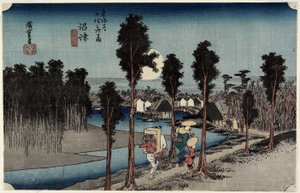 沼津の夕暮れc。 1833