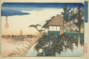 連載「東都名所」より 神田明神東坂