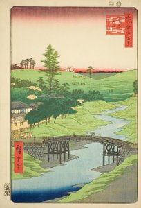 名所江戸百景」シリーズよりNo.22 古川 広尾（ふるかわ ひろお 作： Utagawa Hiroshige