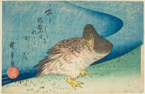 川岸のガチョウ 作： Utagawa Hiroshige