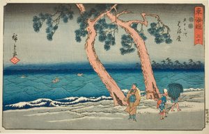浜松 - いいえ。 30 連載「東海道五十三次」より 作： Utagawa Hiroshige