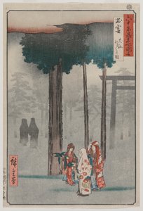 六十余州名所図会 出雲大社 ほうとほとまつり 作： Utagawa Hiroshige