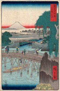 一個部 Ｂ理ｄげ、 １８５８。 作： Utagawa Hiroshige