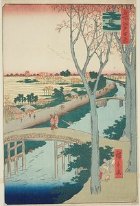 名所江戸百景 第104景「小梅堤 作： Utagawa Hiroshige