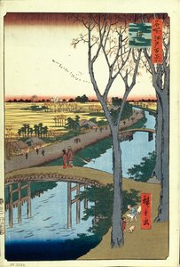 小梅堤江戸百景1856-1858 作： Utagawa Hiroshige