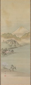 諏訪湖 作： Utagawa Hiroshige