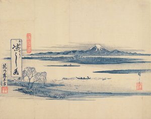 富士の風景（版画） 作： Utagawa Hiroshige