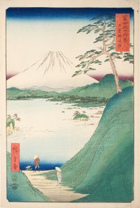 Misaka Pass in Kai Province (Kai Misakagoe), from the series "Thirty-six Views of Mount Fuji (Fuji sanjurokkei)" 作： Utagawa Hiroshige