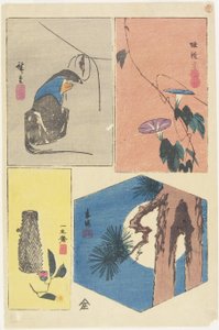 江戸の名勝の混合印刷c。 1857