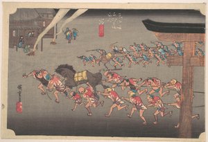  作： 歌川広重