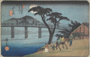 長久保：木曽街道六十九合目から29番 作： Utagawa Hiroshige