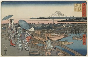 日本橋と江戸橋、1853年11月