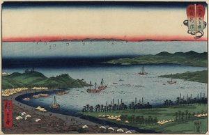 1858年8月、越後地方の新潟