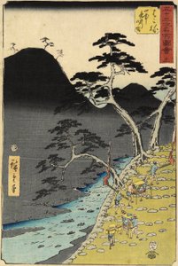 No.11夜の山の川、箱根、1855年7月