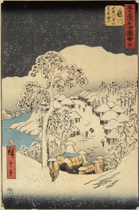 No.38 Nakayama Village in Fujikawa, July 1855