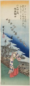 Noda Jewel River in Mutsu Province (Mutsu Noda), from the series "Six Jewel Rivers (Mu Tamagawa no uchi)" 作： Utagawa Hiroshige
