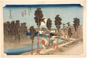 沼津-トワイライト、シリーズ「イースタンコーストロード53ステーション」、1833年（版画）
