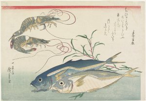 エビ、アジ、スマートウィード、1832-1833