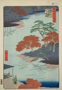 名所江戸百景』No.91 請地・秋葉神社前景 作： Utagawa Hiroshige