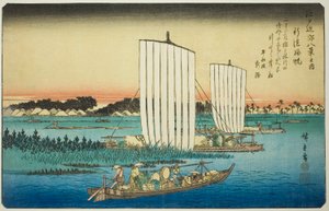 列ｒ人ｇ 再ｌｓ あｔ 魚特 （ぎょ得 の 規範）、 ｆろｍ テェ セリエｓ ”英ｇｈｔ ヴィエｗｓ 員 テェ エンビロンｓ おｆ 江戸 （江戸 金庫 八景 の うち）”