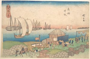 高輪の川景