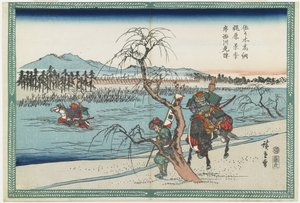 佐々木高綱と梶原カゲトキが1834年から1839年に宇治川を巡って主導権を争う
