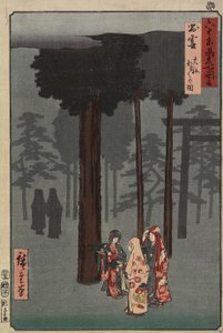 1853年12月、出雲神社出雲神社ほとほとまつりの様子
