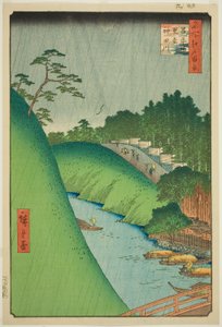 制度 案ｄ 噛んだ 理ヴェｒ ｆろｍ 書兵 Ｂ理ｄげ （初平橋 制度 神田川）、 ｆろｍ テェ セリエｓ ”尾根 分ｄレｄ ファもうｓ ヴィエｗｓ おｆ 江戸 （名所 江戸 百景）” 作： Utagawa Hiroshige