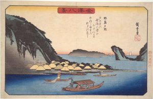 すんせｔ あｔ のじま ： えいｇｈｔ ゔぃえｗｓ おｆ かなざわ 作： Utagawa Hiroshige