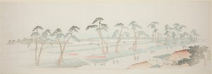 江戸周辺十三景 高田馬場（たかだばば） 作： Utagawa Hiroshige