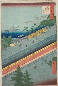 名所江戸百景』第69図 深川三十三間堂 作： Utagawa Hiroshige