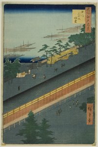 名所江戸百景』より「深川三十三間堂 作： Utagawa Hiroshige
