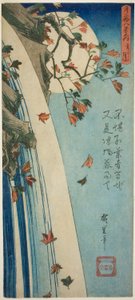 『月二十八景の内』より 葉越の月 作： Utagawa Hiroshige