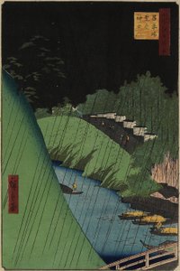 1857年9月、神田川に架かるSho_hei Bridbe近くの孔子廟