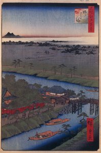 柳島名所江戸百景1856-1858 作： Utagawa Hiroshige