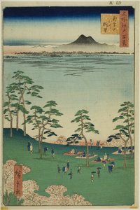 名所江戸百景』より「飛鳥山北之望