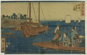 木版画 作： Utagawa Hiroshige