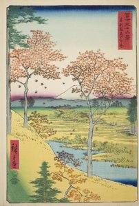 「富嶽三十六景」より 東都目黒夕陽ヶ丘 作： Utagawa Hiroshige