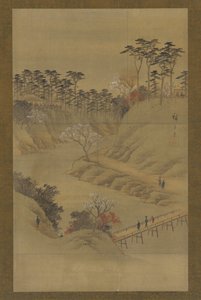 夏の風景、19 世紀半ば。