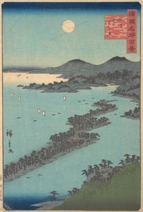 丹後天橋立、1859-61。 作： Utagawa Hiroshige II